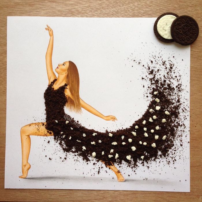 Armenian Fashion Illustrator Creates Stunning Dresses From Everyday Objects (10+ Pics)