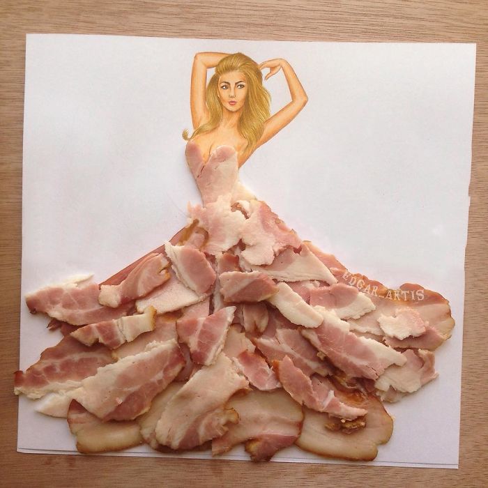 Armenian Fashion Illustrator Creates Stunning Dresses From Everyday Objects (10+ Pics)