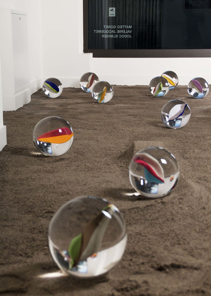 Swiss Made Solid Glass Marbles By Kosmosphaera