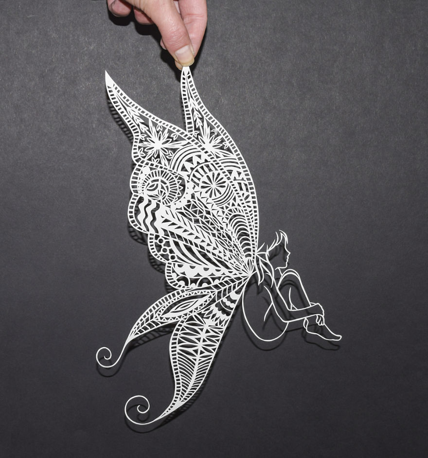 I Hand Cut Delicate Figurative Paper Art I Hand Cut Delicate Figurative Paper Art