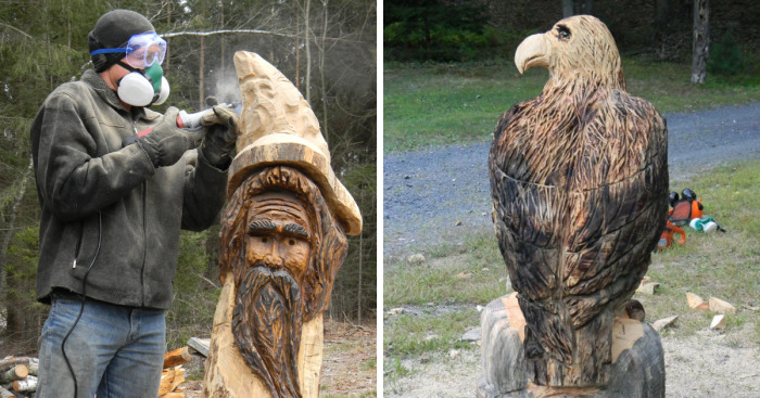 Chainsaw Carving: I Give Tree Stumps Immortality
