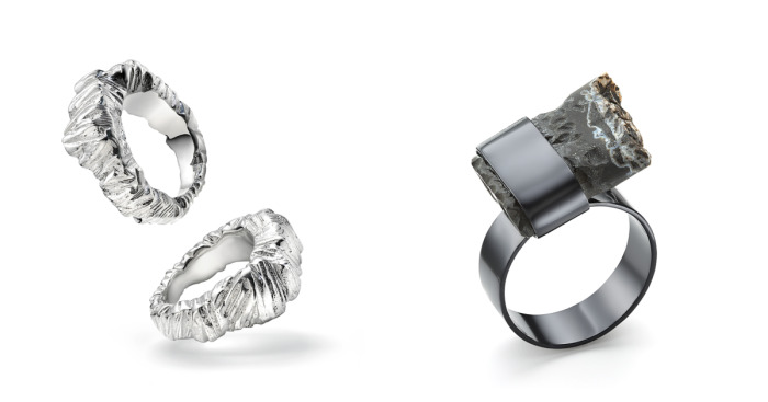 Jewellery Collection Made Of 100% Recycled Sterling Silver And Natural Stones