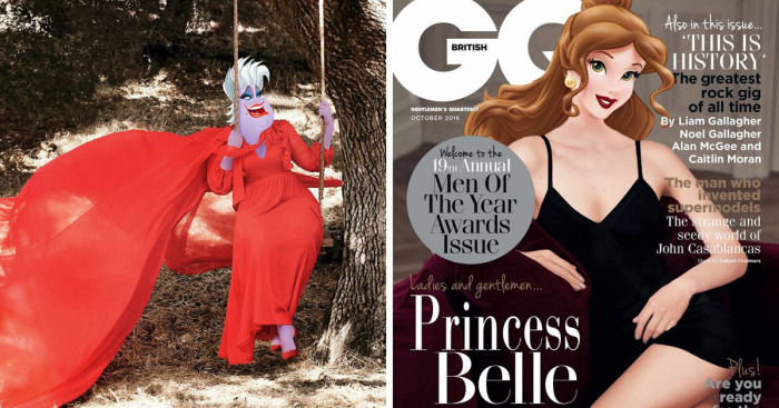 I Mash Up Fashion Pictures And Disney Characters