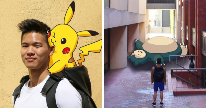 I Drew Pokemon Onto My Vacation Pics