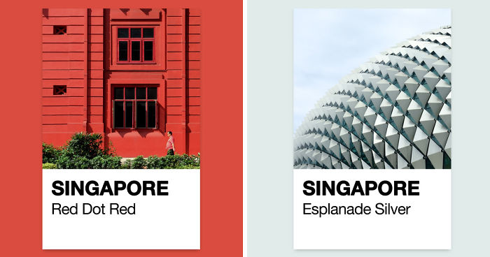 Iconic Places In Singapore Reimagined As Pantone Colours