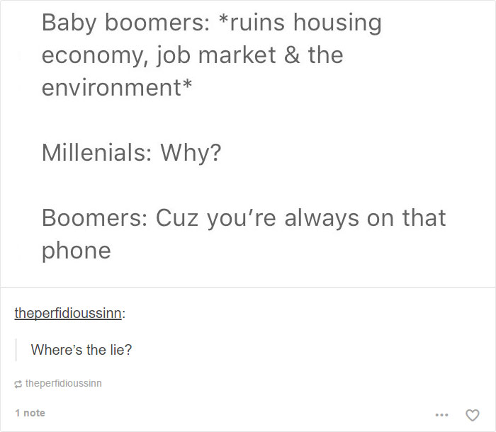 Funny Baby Boomer