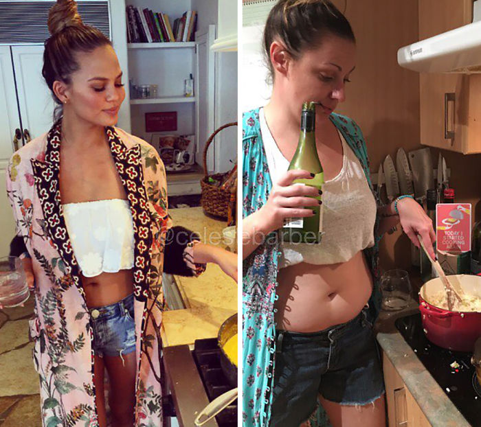 Funny-celebrity-instagram-photo-recreation-celeste-barber
