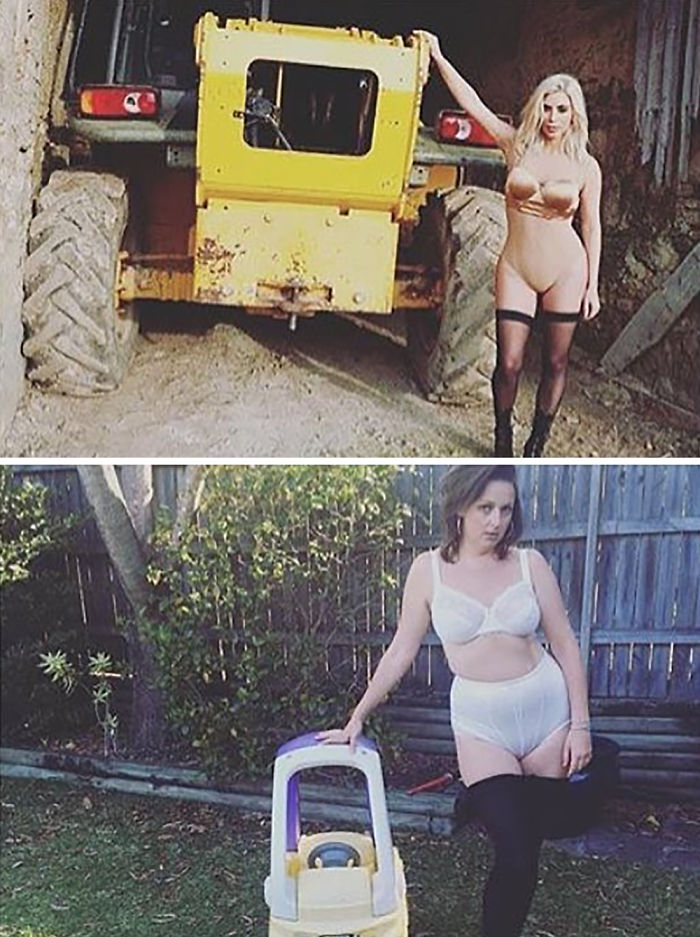 Funny-celebrity-instagram-photo-recreation-celeste-barber