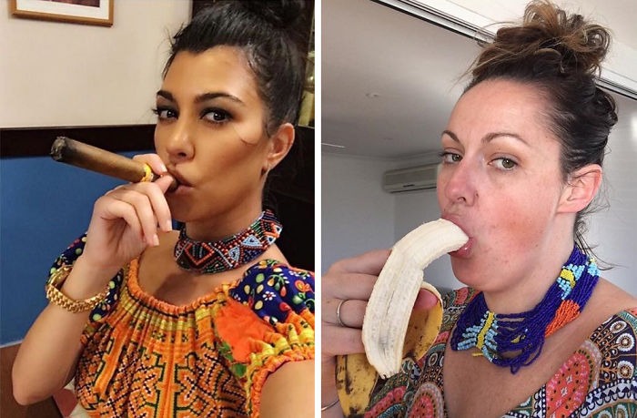 Funny-celebrity-instagram-photo-recreation-celeste-barber