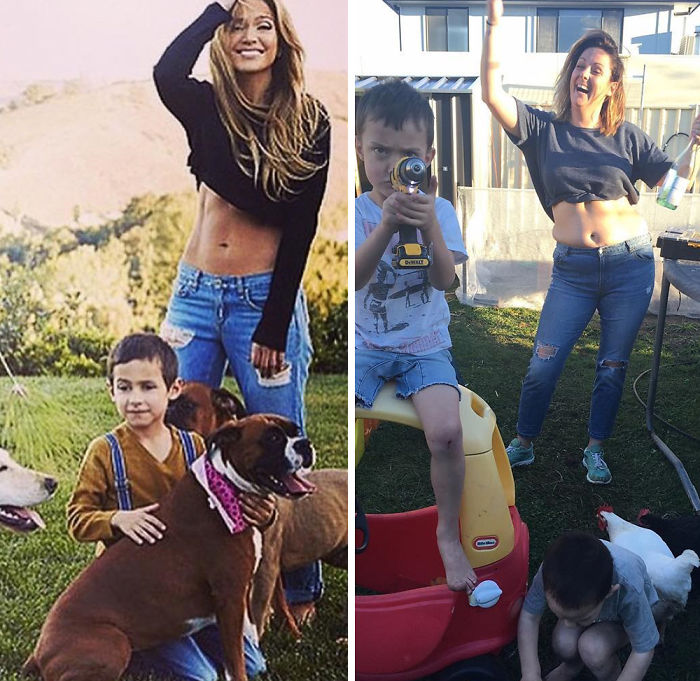 Funny-celebrity-instagram-photo-recreation-celeste-barber