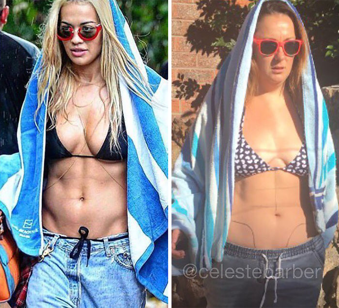 Funny-celebrity-instagram-photo-recreation-celeste-barber