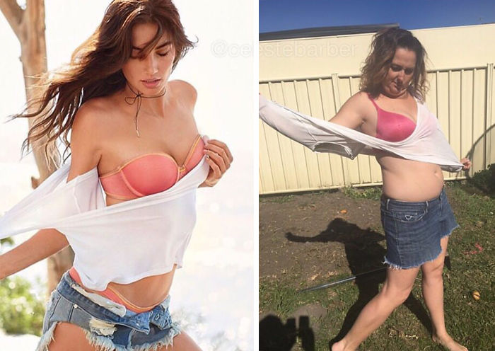 Funny-celebrity-instagram-photo-recreation-celeste-barber
