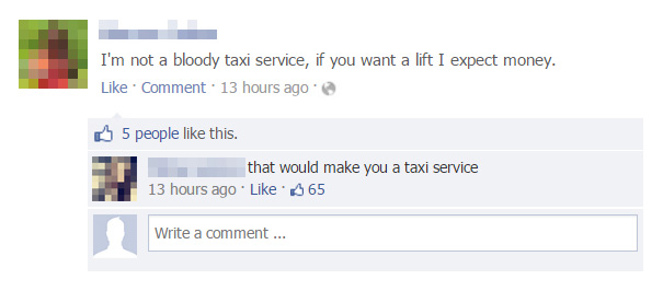 Funny Facebook Comebacks