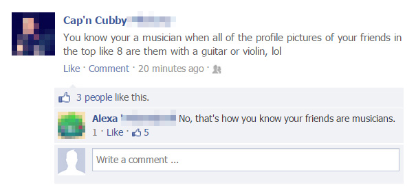 Funny Facebook Comebacks