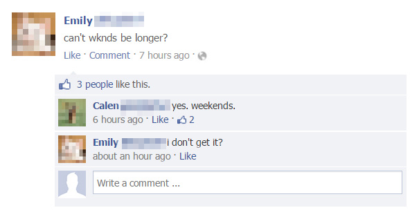 Funny Facebook Comebacks