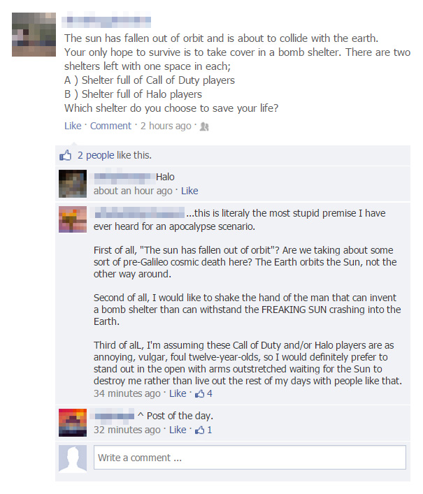 Funny Facebook Comebacks