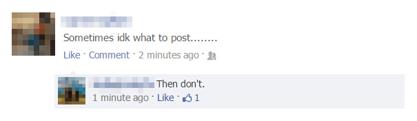 Funny Facebook Comebacks