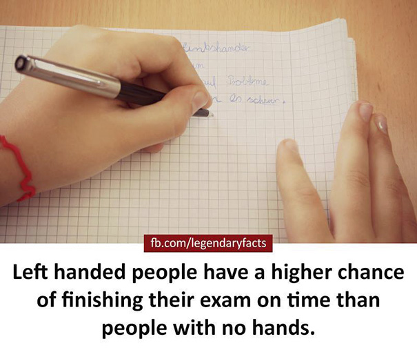 Left Hand vs. No Hands