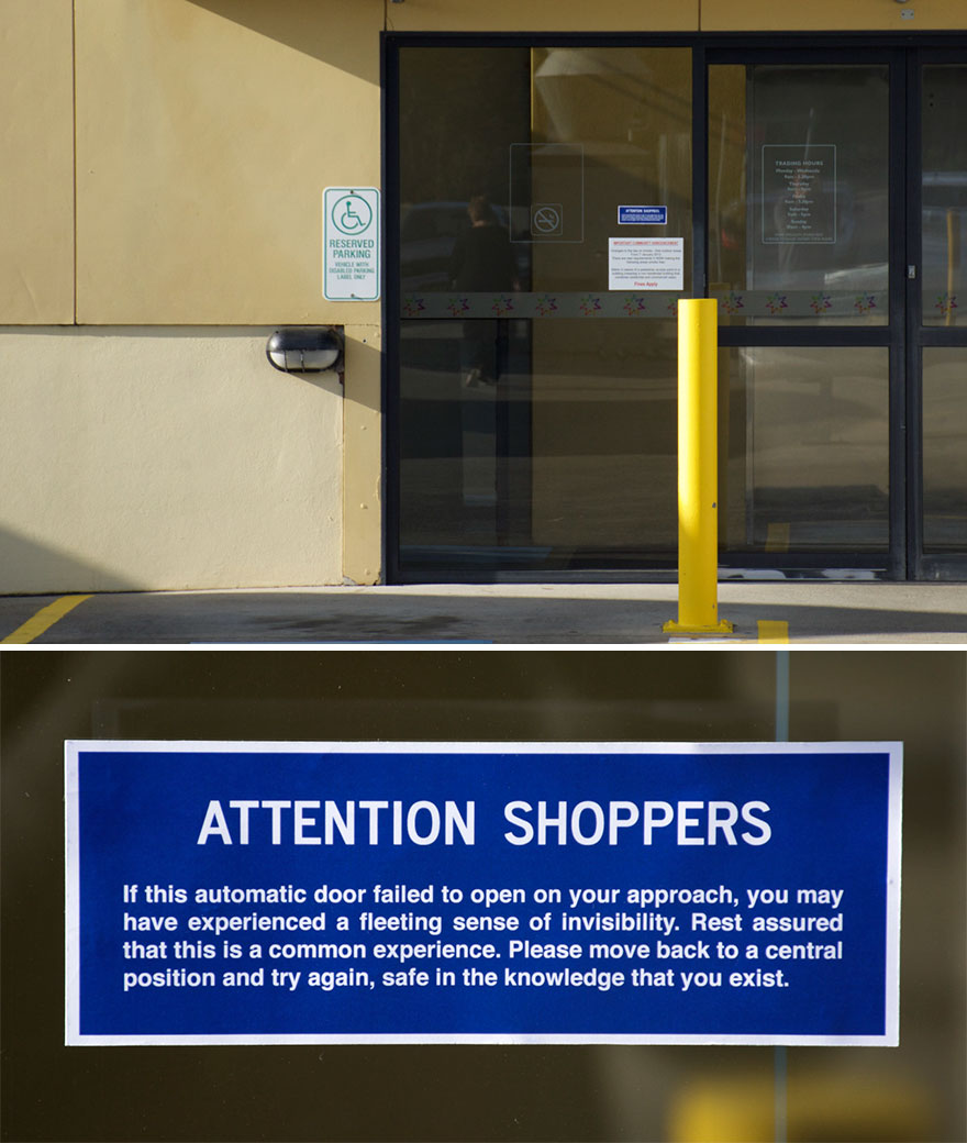 Automatic Door Sign