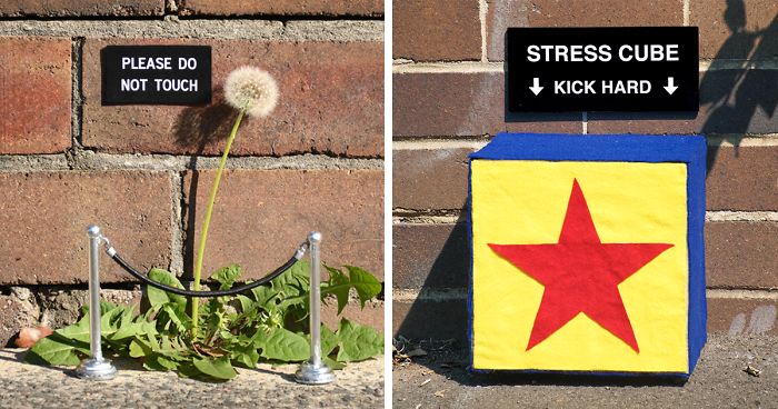 Artist Leaves Funny Signs Around City For People To Find (47 Pics)