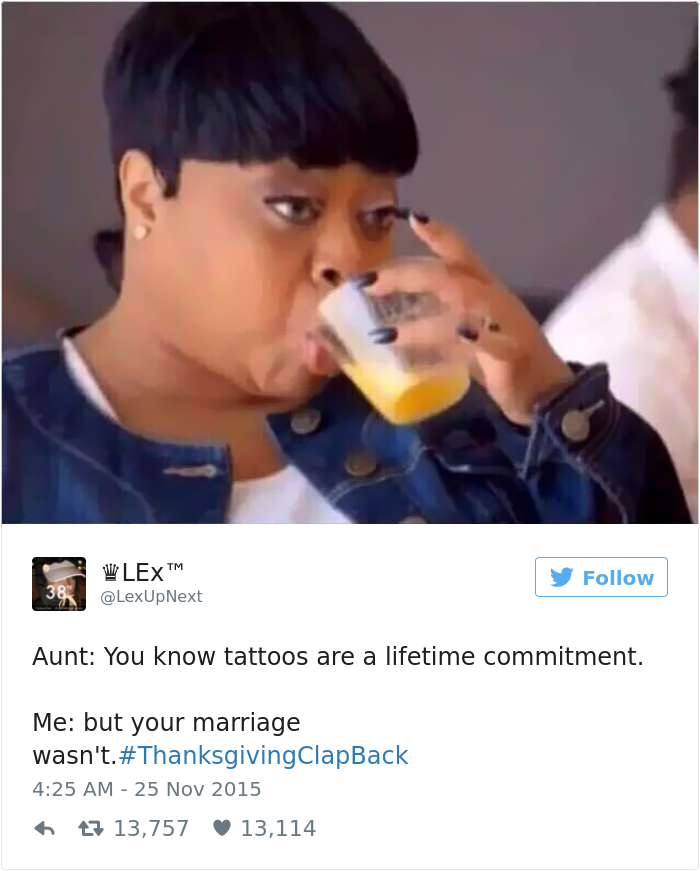 Funny Thanksgiving Tweets