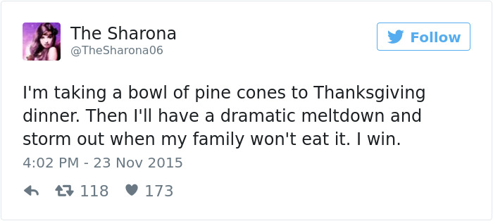Funny Thanksgiving Tweets
