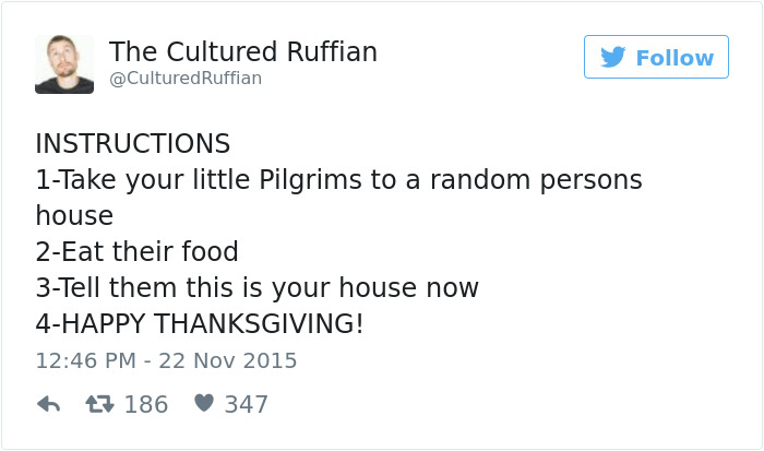 Funny Thanksgiving Tweets