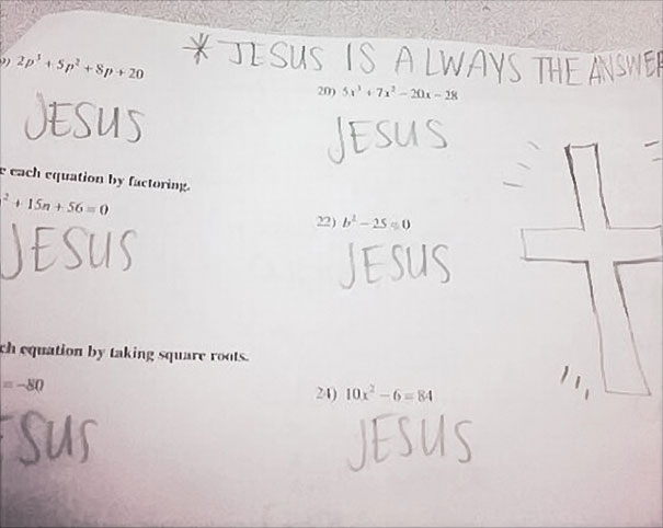 Jesus Is The Answer