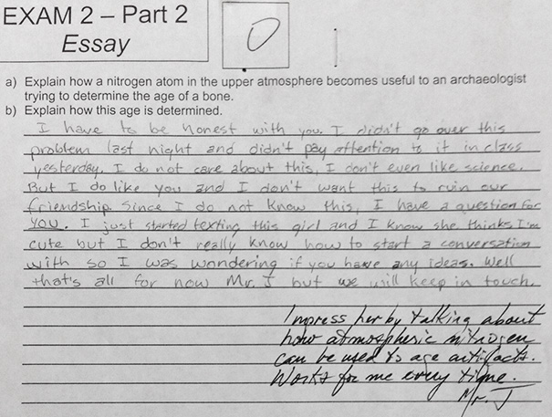 We Asked Our Biology Teacher For The Funniest Answer Someone Has Put On A Test, We Were Not Disappointed