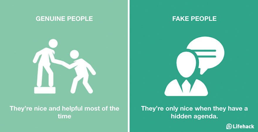Genuine People Vs. Fake People