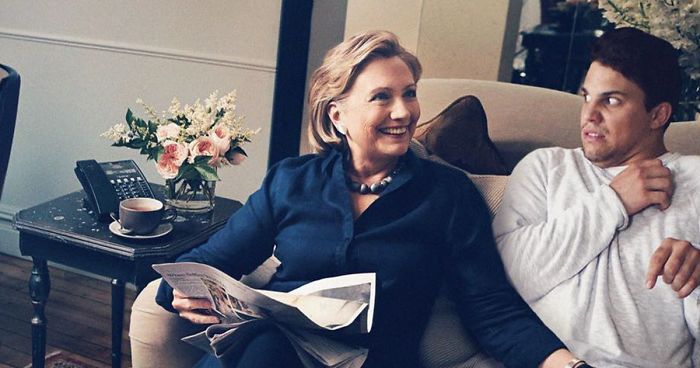 Guy Photoshops Himself Into Daily Lives Of Celebrities, Hates Every Second Of It (36 Pics)