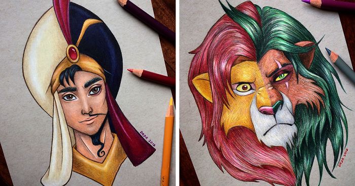 This Artist Merges Disney Heroes With Villains