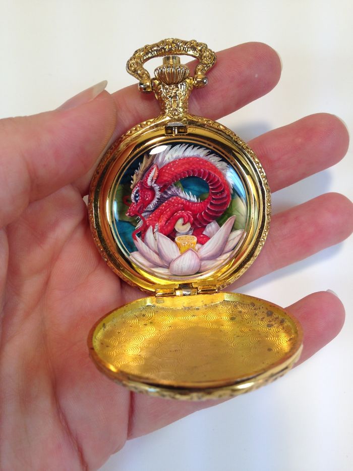 I Create Multi-Layered Miniature Paintings On Cut Paper