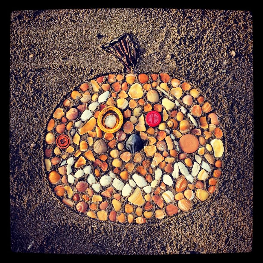 I Make Temporary Mosaic Beach Art (Part 3)