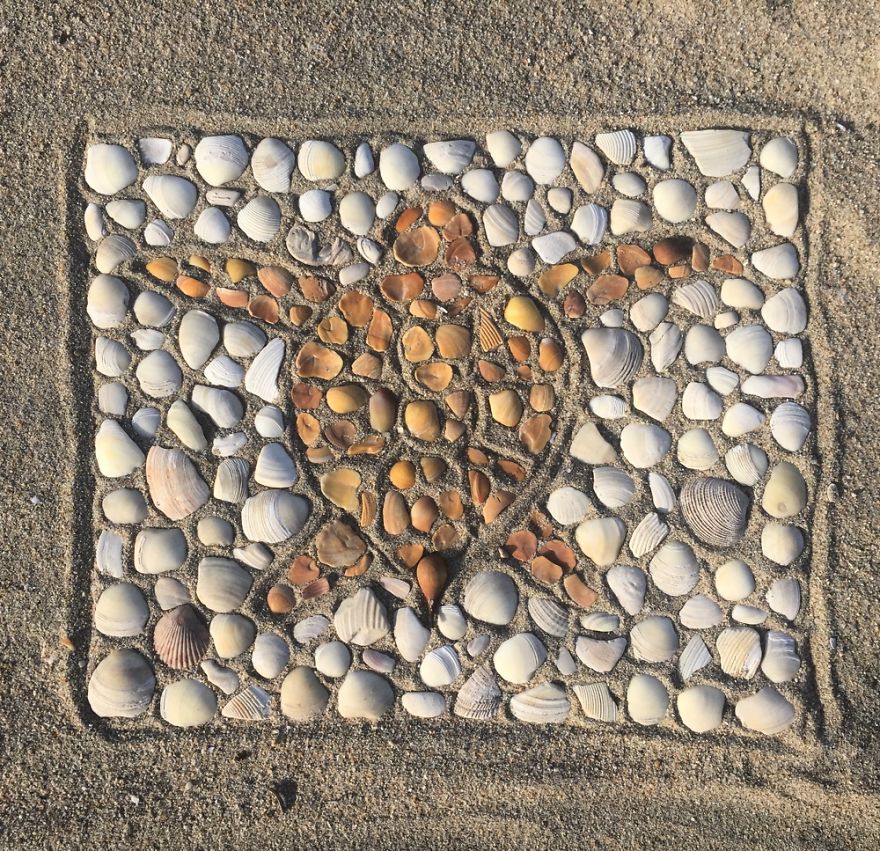 I Make Temporary Mosaic Beach Art (Part 3)