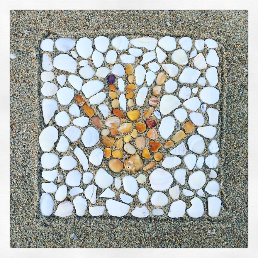I Make Temporary Mosaic Beach Art (Part 3)