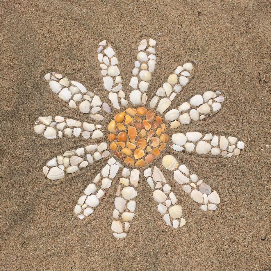 I Make Temporary Mosaic Beach Art (Part 3)