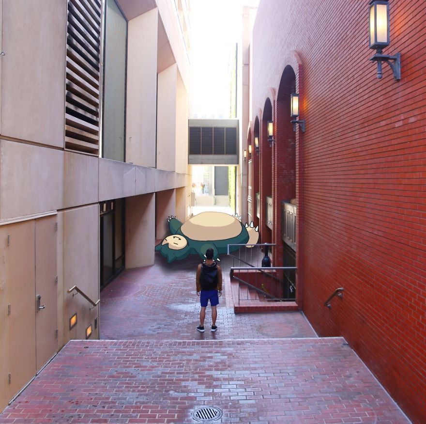 I Drew Pokemon Onto My Vacation Pics