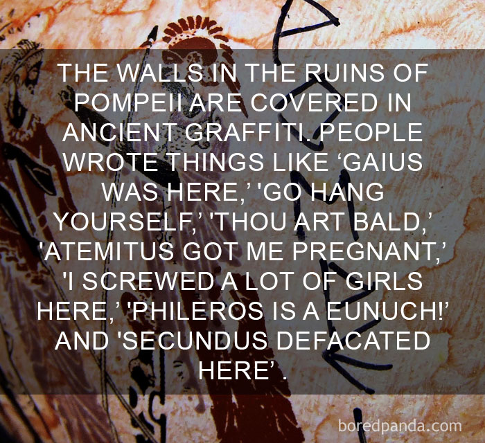 Ancient graffiti on Pompeii ruins walls reveal surprising facts that change the way you see the world’s history.