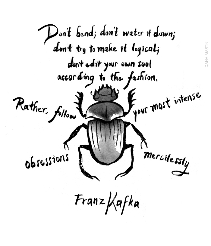 I Illustrated And Hand-lettered 31 Quotes For Inktober