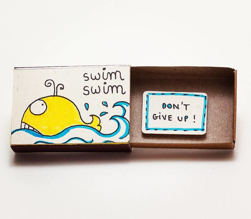 Surprise Messages Hidden In Little Matchboxes
