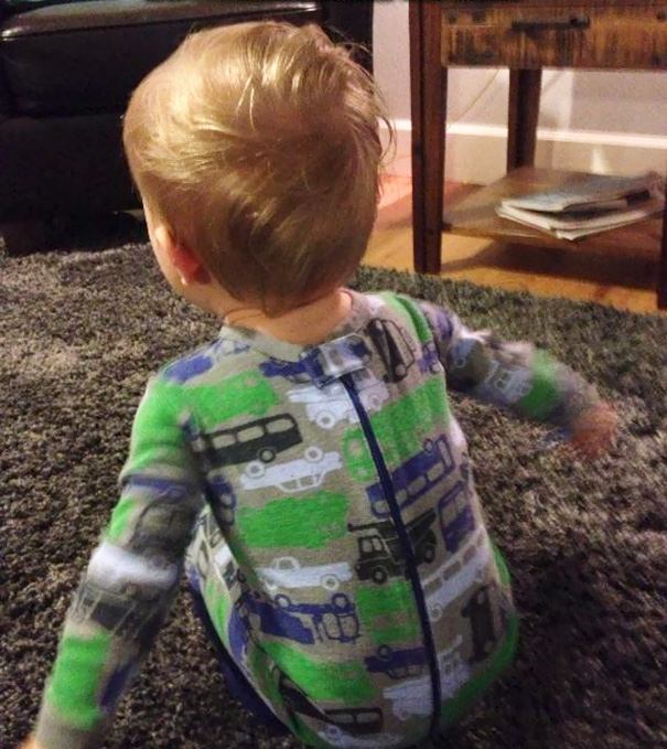 Dress Your Kids Backwards So They Can't Pull Their Clothes Off