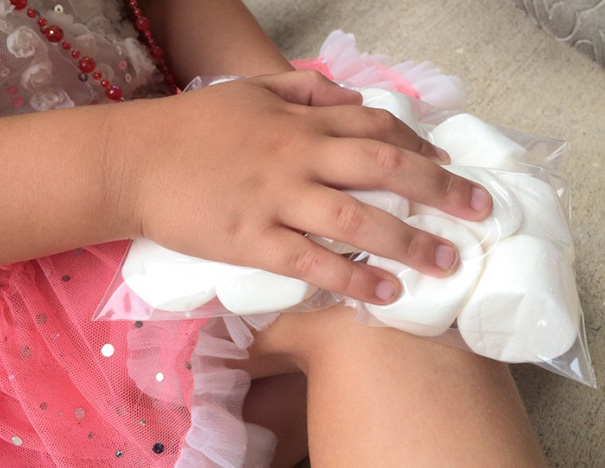 Use Frozen Marshmallows To Make A Great Ouchie Pack. Soft And Not Too Cold