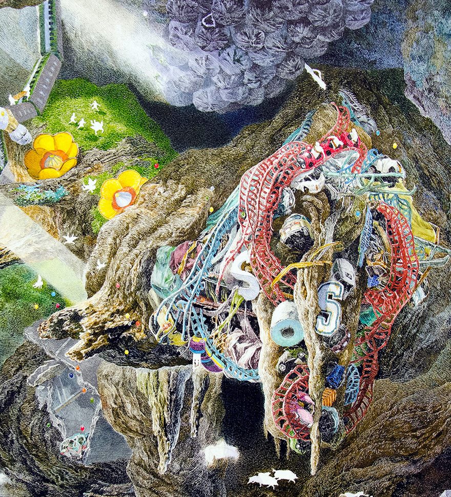 pen-ink-drawing-rebirth-manabu-ikeda-1 pen-ink-drawing-rebirth-manabu-ikeda-1