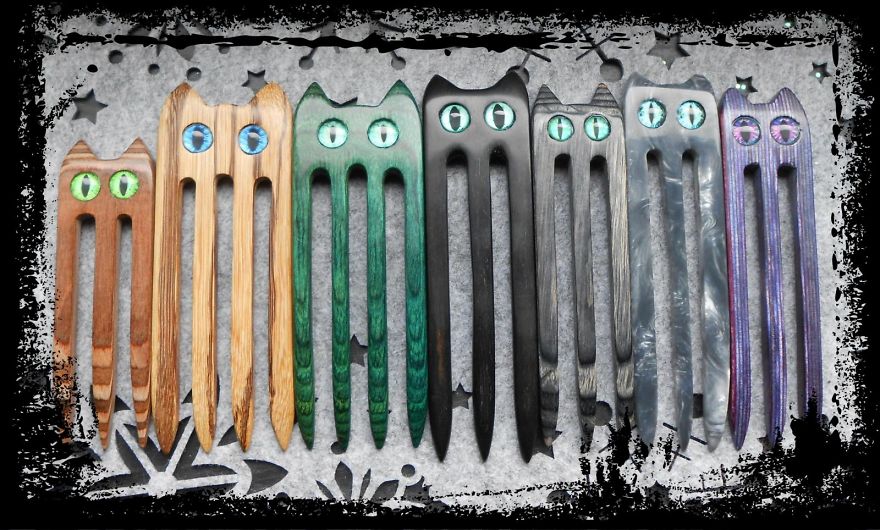 I Make Hairforks That Look Like Animals I Make Hairforks That Look Like Animals