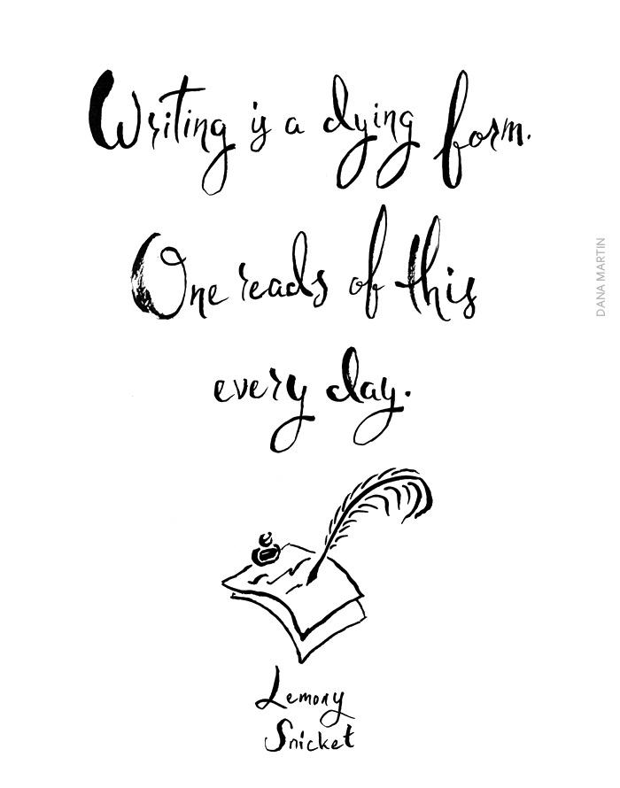 I Illustrated And Hand-lettered 31 Quotes For Inktober