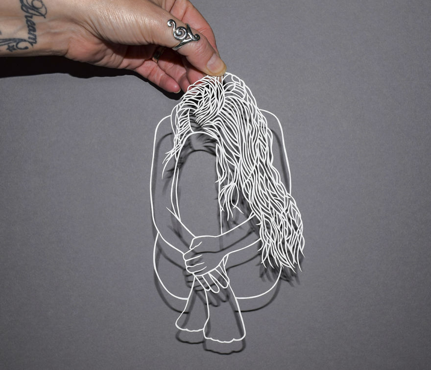 I Hand Cut Delicate Figurative Paper Art I Hand Cut Delicate Figurative Paper Art