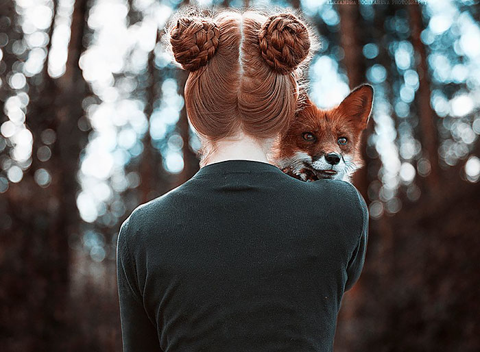 Fairytale Portraits Of Redheads With A Red Fox By Uzbek Photographer Fairytale Portraits Of Redheads With A Red Fox By Uzbek Photographer