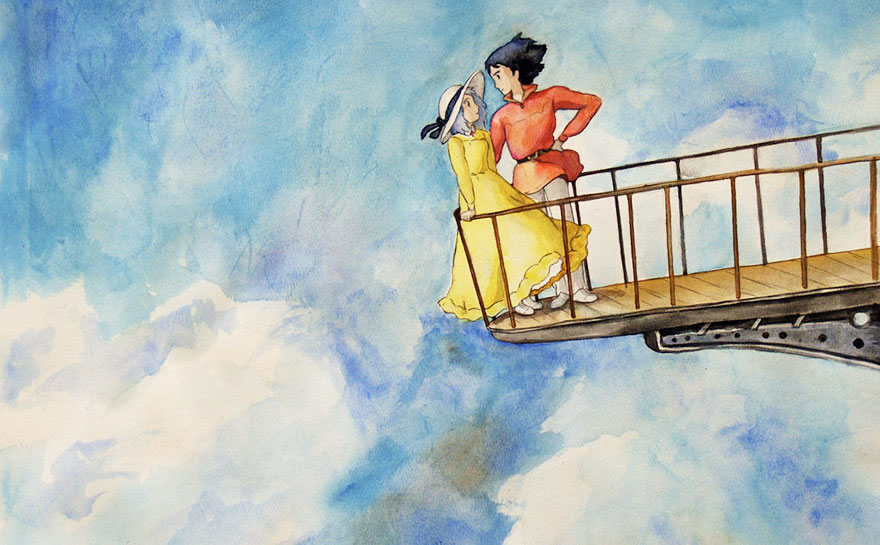 Howl's Moving Castle Painting By Emmekamalei