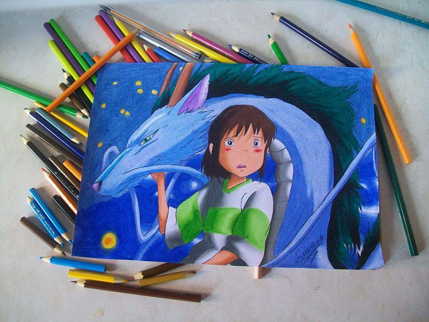 Chihiro From Spirited Away By Luciano Rabiscando